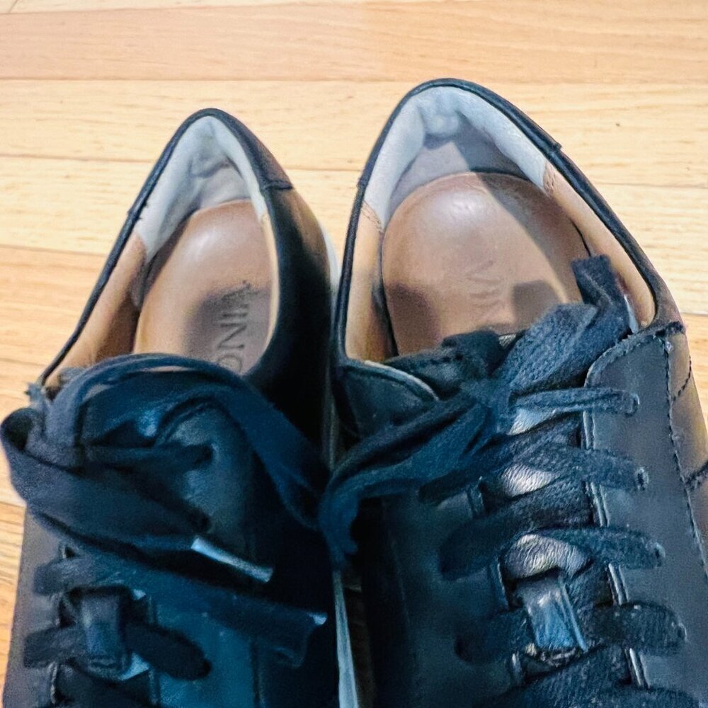 Vince Leonard Leather Platform Sneakers Size 9.5 - Picture 14 of 16